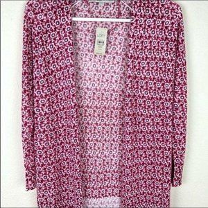 Loft floral long sleeved light weight sweater Size XXSmall NWT